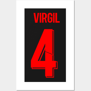 Virgil Van Dijk Third Liverpool jersey 21/22 Posters and Art